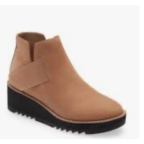 Eileen Fisher Shoes - Eileen Fisher Lark Wedge Bootie in Wheat NWOB Size 9 1/2